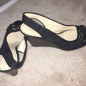 Coach heels size 9 1/2 brand new!